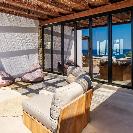 Trinity Mykonos - Beachfront Villa プラティス・ヤロス エクステリア 写真