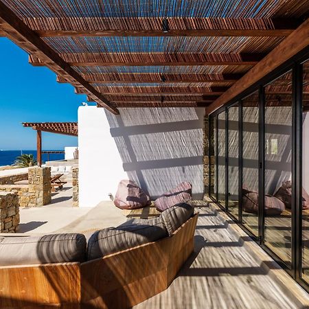 Trinity Mykonos - Beachfront Villa プラティス・ヤロス エクステリア 写真