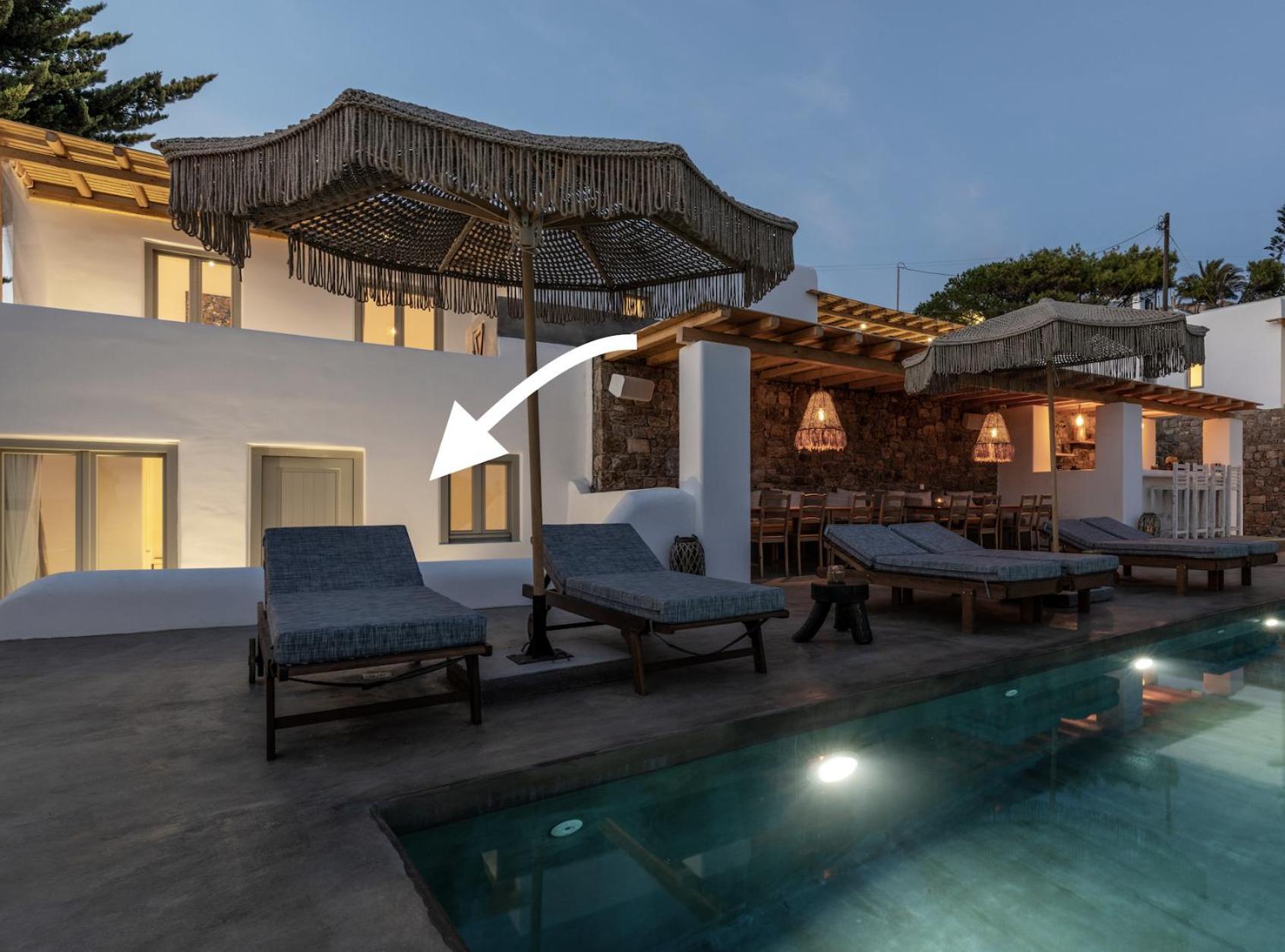 Trinity Mykonos - Beachfront Villa プラティス・ヤロス エクステリア 写真