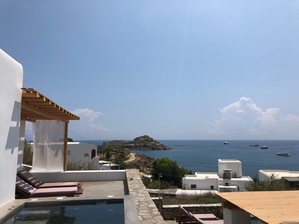 Trinity Mykonos - Beachfront Villa プラティス・ヤロス エクステリア 写真