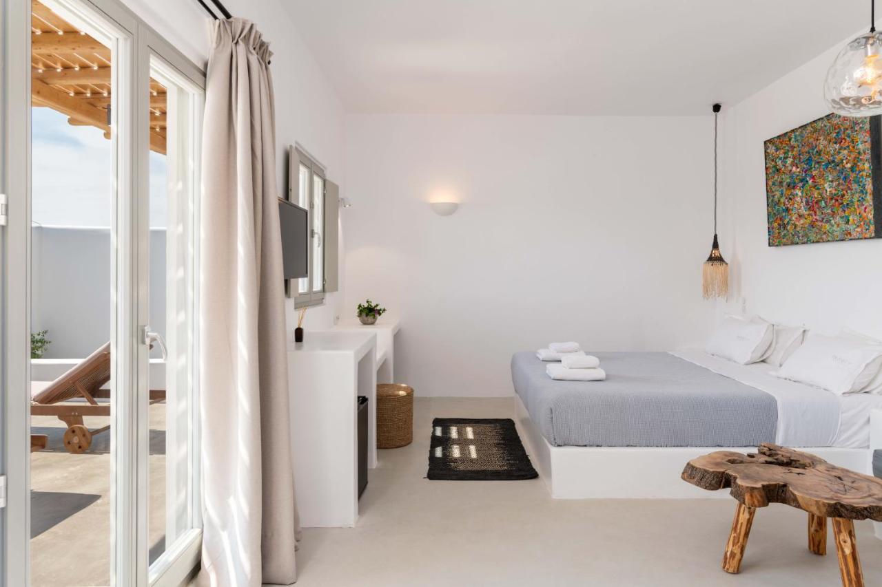 Trinity Mykonos - Beachfront Villa プラティス・ヤロス エクステリア 写真